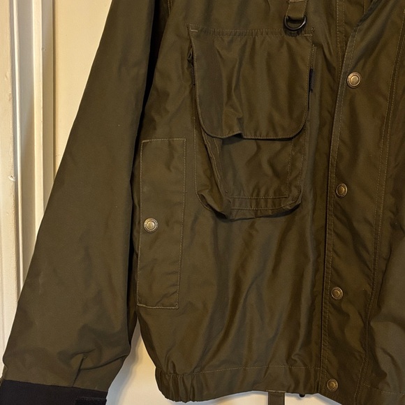 Men's Olive Military Field Jacket - Picture 3 of 6